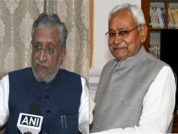 Bihar Former Deputy CM Sushil Kumar Modi and current CM Nitish Kumar (Photo/ANI)