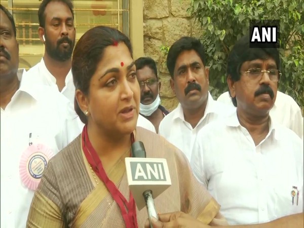 BJP leader Khushbu Sundar (File Photo/ANI)