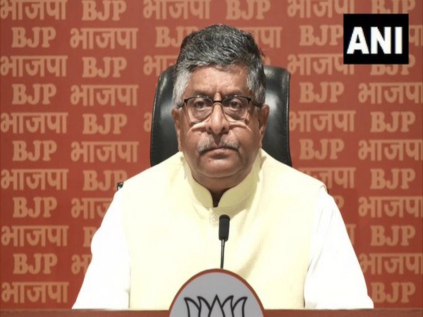 BJP leader Ravi Shankar Prasad (Photo/ANI)