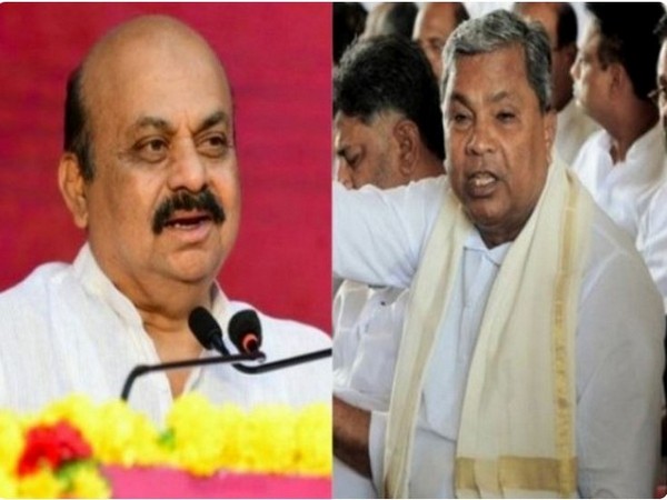 Karnataka CM Basavaraja Bommai, Congress leader Siddaramaiah (Photo/ANI)