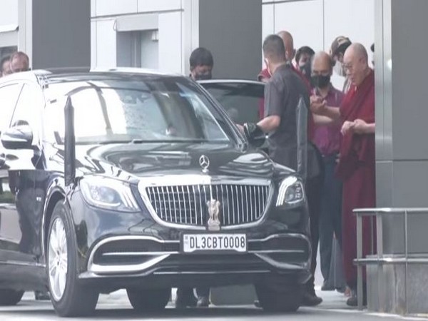 Tibetan spiritual leader Dalai Lama arrives in Delhi (Photo/ANI)