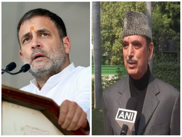 Rahul Gandhi and Ghulam Nabi Azad