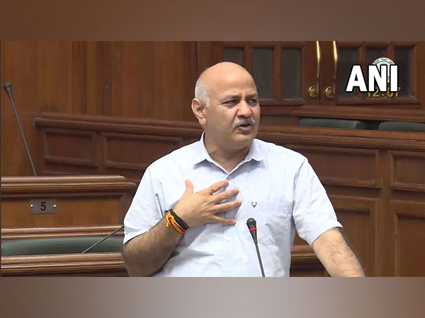 Delhi Deputy Chief Minister Manish Sisodia at the one-day special session of the Delhi Legislative Assembly (Photo/ANI)