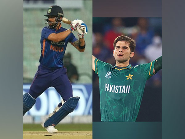 Virat Kohli and Shaheen Afridi (Photo: BCCI/ ICC: Twitter)