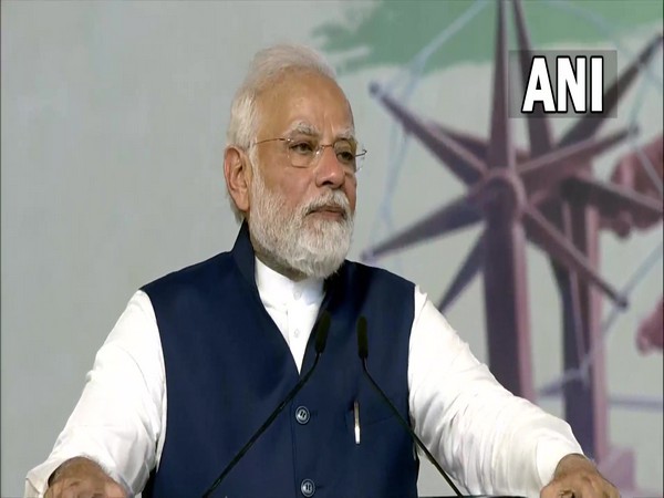Prime Minister Narendra Modi at Khadi Utsav in Ahmedabad (Photo/ANI)