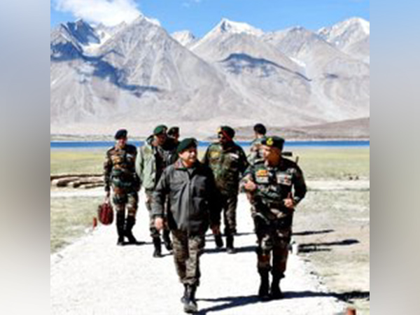 Northern Army Commander Lieutenant General Upendra Dwivedi in Ladakh