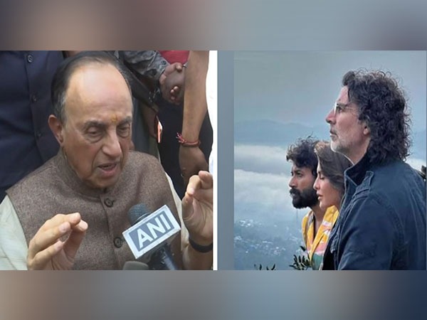 Former MP Subramaniam Swamy , glimpse from Ram Setu (Photo/ANI)