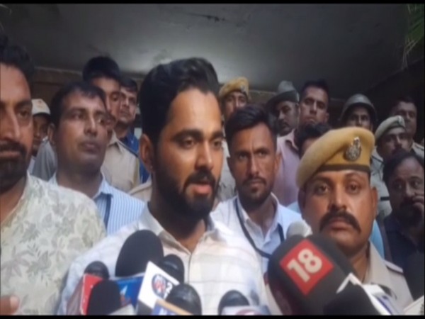 Newly elected Student UNion President Arvind Singh Bhati (Photo/ANI)