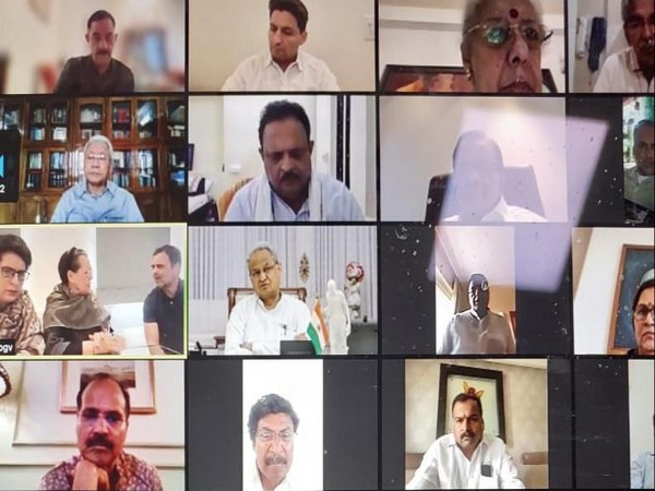 Congress Working Committee meeting on Sunday (Photo/ANI)