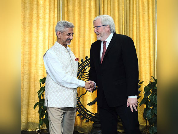 External Affairs Minister S Jaishankar with former Prime Minister of Australia Kevin Rudd (Photo Credit: Jaishankar)