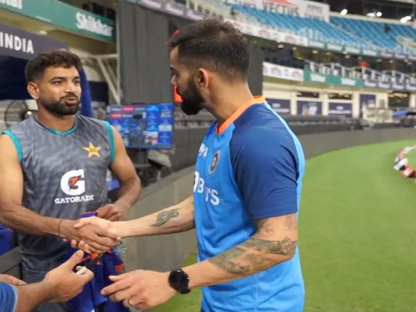 Virat Kohli and Haris Rauf (Photo: BCCI)