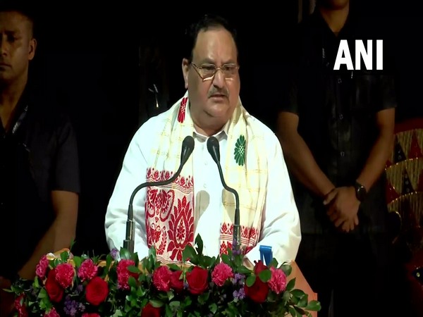 BJP Chief JP Nadda in Guwahati (Photo/ANI)