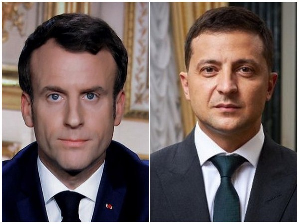 French President Emmanuel Macron and Ukrainian President Volodymyr Zelenskyy (File Image)
