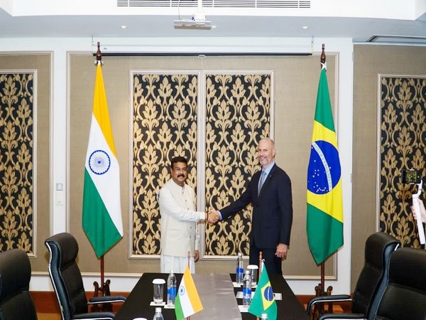 Union Education and Skill Development Minister Dharmendra Pradhan in Brazil