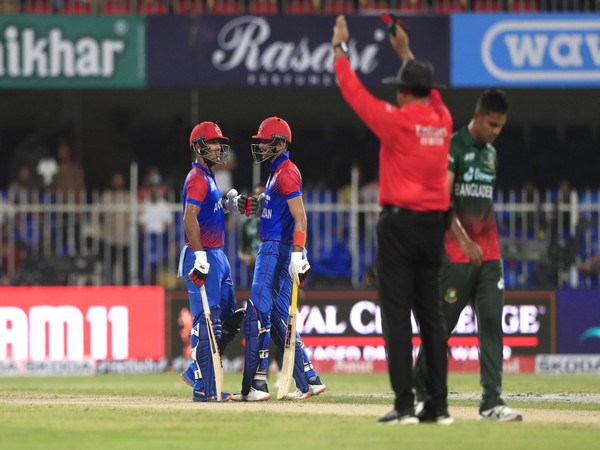 The stand between Ibrahim and Najibullah turned the match in Afghanistan's favour. (Photo- ACB Twitter)