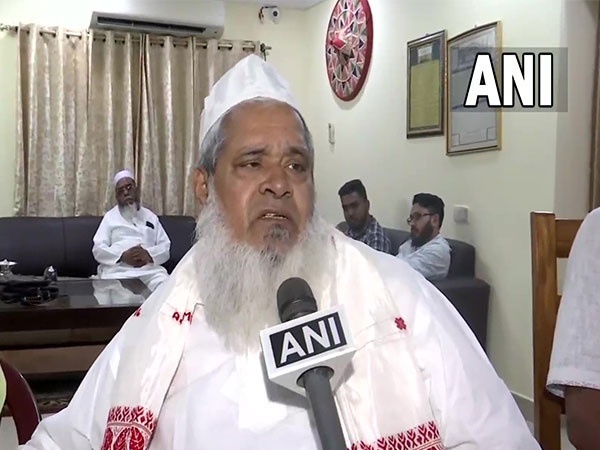 All India United Democratic Front (AIUDF) Chief and Lok Sabha MP Badruddin Ajmal (ANI Photo)