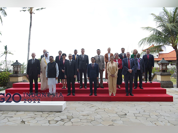 Union Minister Dharmender Pradhan with G20 Education Ministers in Bali (Image Credit: Twitter/@dpradhanbjp)