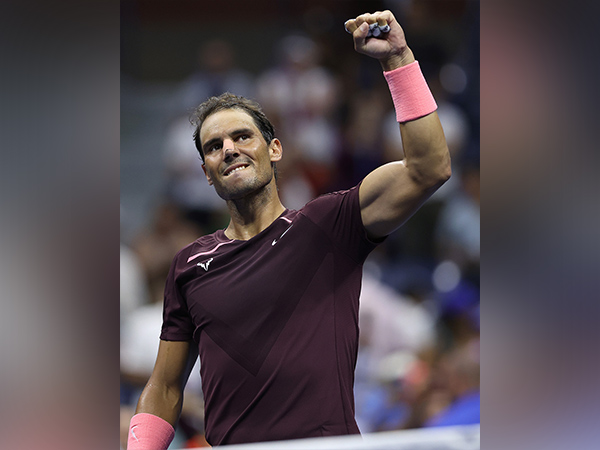 Rafael Nadal after win over Fabio Fognini (Credit: Twitter@usopen)