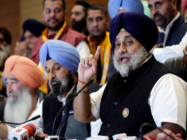 Shiromani Akali Dal President Sukhbir Singh Badal (File photo/ANI)