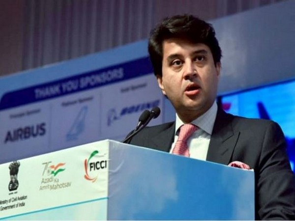 Union Civil Aviation Minister Jyotiraditya Scindia (File Photo/ANI)