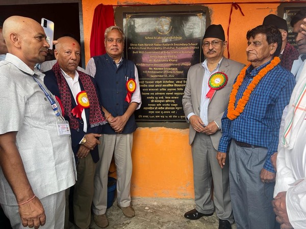 India-funded school project worth NRs.20.9 million inaugurated in Nepal 