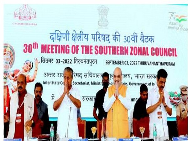 Kerala: Amit Shah chairs 30th Southern Zonal Council meeting (Photo/ANI)