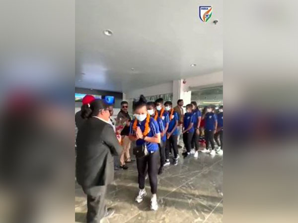 Indian women's team arrives in Nepal for SAFF Championship