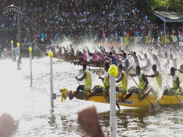 Nehru trophy winner Pallathuruthy boat club's 'Mahadevikkadu Kattil Thekkethil' (Photo/ANI)