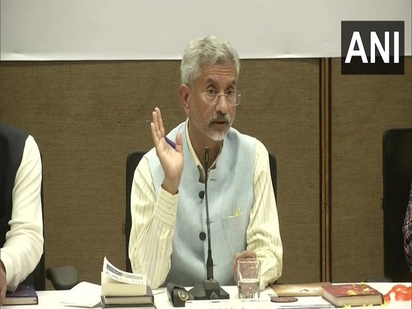 EAM S Jaishankar at a book launch event in Gujarat.