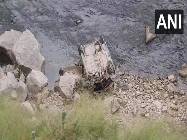 Visual from the spot of road accident in J-K's Doda (Photo:ANI)