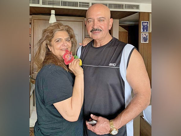Rakesh Roshan with wife Pinkie (Image source: Instagram)