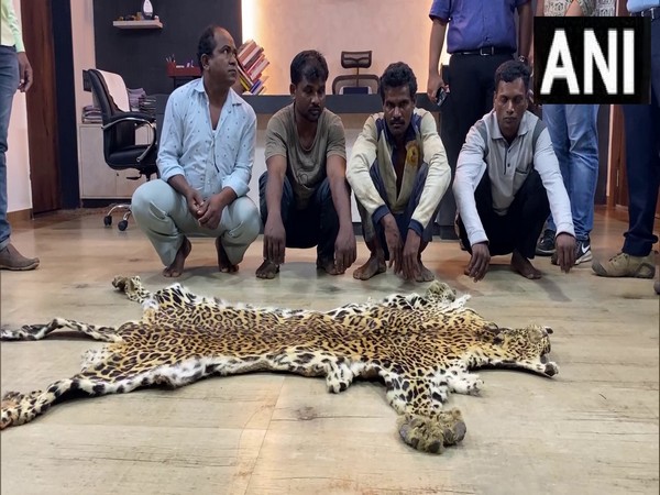 Four apprehended in connection to leopard smuggling in Assam (Photo/ANI)