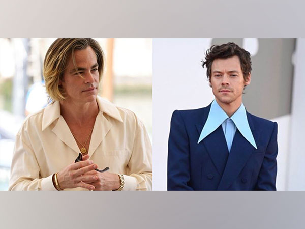 Chris Pine, Harry Styles (Image source: Twitter)