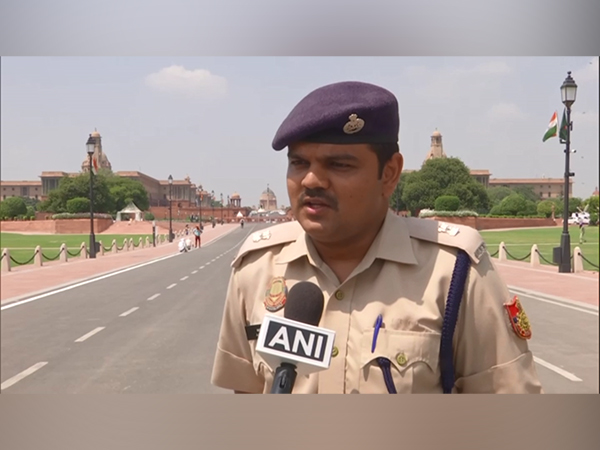 Alap Patel, DCP Traffic, Delhi Police (Photo/ANI)