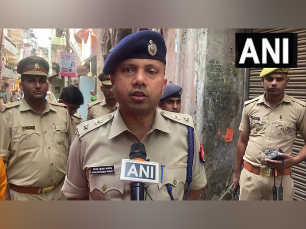 SSP Shailesh Pandey, Prayagraj, UP (Photo/ANI)