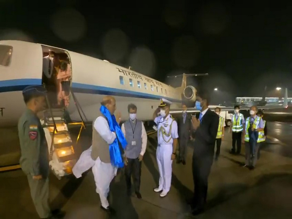 Defence Minister Rajnath Singh reached Tokyo on Wednesday