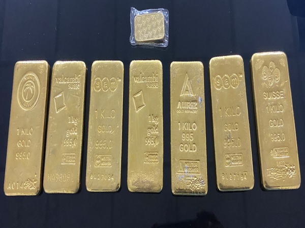 Image of gold that was seized (Image/ANI)