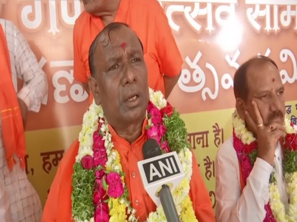 Bhagyanagar Ganesh Utsav Samiti General Secretary Bhagwant Rao (Photo/ANI)