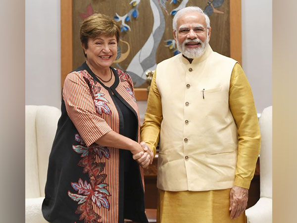 IMF Managing Director Kristalina Georgieva and Prime Minister Narendra Modi. (Photo: Twitter \\ @KGeorgieva)