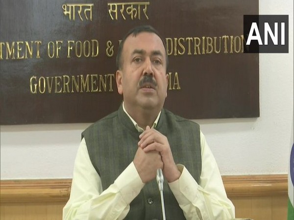 Sudhanshu Pandey, Secretary of the Department of Food and Public Distribution (ANI Photo)