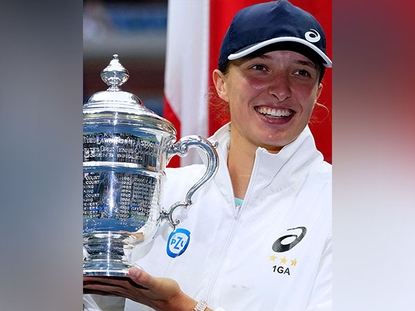 Iga Swiatek with her maiden title (Photo: Twiiter@usopen)