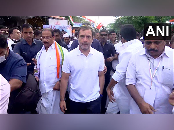 Congress leader Rahul Gandhi in Bharat Jodo Yatra (Photo/ANI)