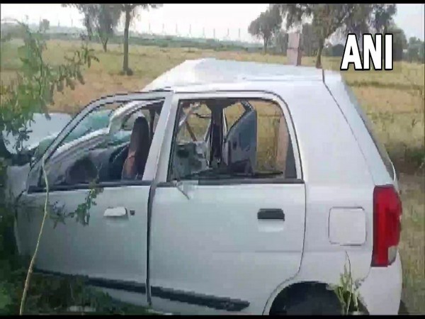 The damaged car after accident. (ANI/photo)
