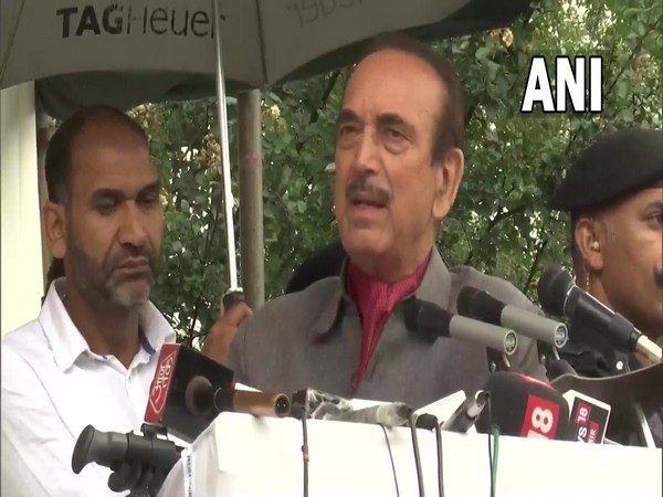 Former congress leader Ghulam Nabi Azad