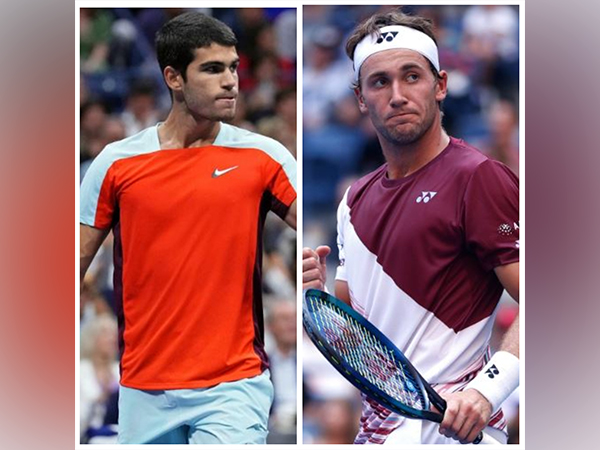 Carlos Alcaraz and Casper Rudd (Photo: Twitter@usopen)