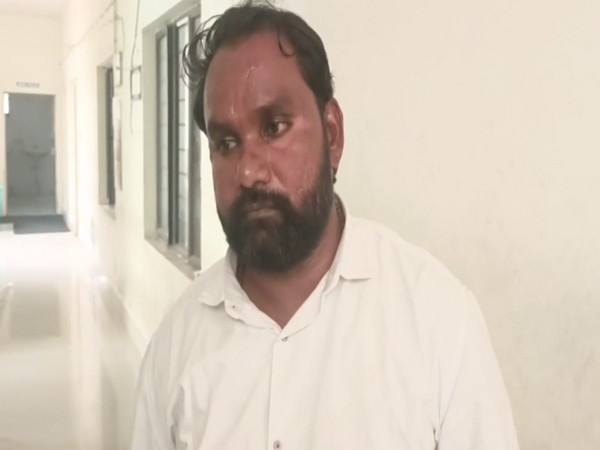 Accused Balakrishna in police custody. (ANI/photo) 