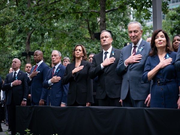 US Vice President Kamala Harris, husband Doug Emhoff pay tribute to 9/11 victims (Photo: Twitter/Kamala Harris)