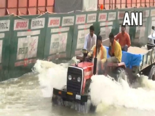 Visual of waterlogged roads in Bengaluru (File Photo/ANI)