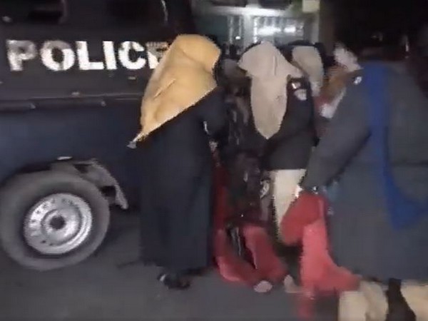 Baloch women dragged on streets of Karachi. (Twitter/Ashraf Baloch)