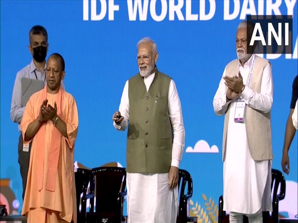 PM Modi inaugurate International Dairy Federation World Dairy Summit (IDF WDS) 2022. (Photo/ANI)